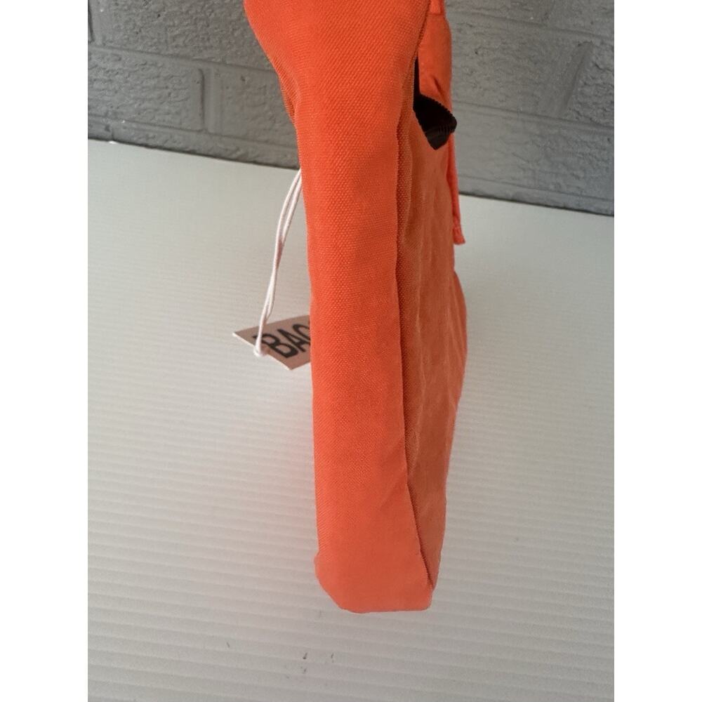 NWT Baggu Mini Nylon Shoulder Bag Nasturtium Adjustable Zip Top Small - Picture 8 of 9